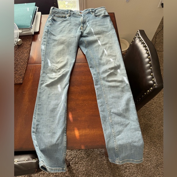 Scotch And Soda Medium/Light Wash Skim Jeans SZ 32/32 Zip Fly EUC